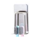 Honana 304 Stainless Steel Toothbrush Holder Mug Toothbrush Holder Self-Adhesive Toothbrush Holder C