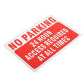 15x10cm Waterproof Vinyl Decal Sticker NO Parking Warning Sign Pattern Words