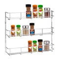 3 Tiers Kitchen Spice Rack Cabinet Wall Mount Storage Shelf Pantry Holder Kitchen Storage Rack