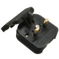 UK Converter Adaptor Plug Travel Power Connections Black
