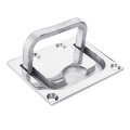 Stainless Steel 316 Flush Hatch Lift Ring Hatch Pull Handle Locker Cabinet Hardware