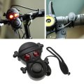 XANES WB01 Bicycle Electric Horn High Decibel 120dB Bell with Warning Light AAA Battery Multi-tone W