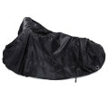 190T Motorcycle Rain Cover Scooter Waterproof UV Dust Protector Black Size M