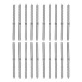 20Pcs Left Hand therad Steel Wire Rope Balustrade Kit Lag Screw Terminal Swage 3.2mm for 1/8" Cable