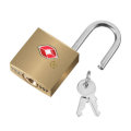 LK-31 TSA Approved Padlock Travel Security Luggage Solid Brass Key Door Lock