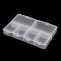 6 Grid Electronic Components Project Storage Assortment Box Bead Organizer Jewelry Box Plastic Stora