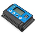 PWM 60A 12/24V Auto Adapt LCD Solar Charge Controller Battery Regulator Adjustable Parameter Dual US