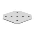 Machifit Aluminum 7 Holes Join Plate Corner Bracket for 2020 V-slot Aluminum Extrusions Profiles CNC