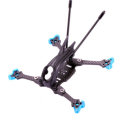 AlfaRC Herbie125 125mm Wheelbase 3K Carbon Fiber 3 Inch Toothpick Freestyle Frame Kit for RC Drone F