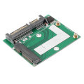 10Pcs mSATA SSD to 2.5 Inch SATA 6.0GPS Adapter Converter Card Module Board Mini Pcie SSD Compatible