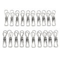Suleve SSCH01 20Pcs Stainless Steel Clothes Pegs Metal Clips Hanger for Socks Underwear Towel She