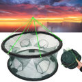 ZANLURE 6 Holes Foldable Fishing Trap Net Crabs Shrimp Crayfish Lobster Bait Cage Tools Fishing Tool