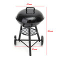 1/12 Scale Black BBQ Grill Kitchen Dollhouse Miniature Furniture Accessories For Dollhouse
