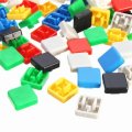 420pcs Square Mixed Color Tactile Button Caps Kit For 12x12x7.3MM Tact Switches