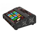 HTRC HT206 DUO AC/DC 2X200W 2X20A 4.3 Inch LCD Touch Screen Dual Battery Balance Charger Discharger
