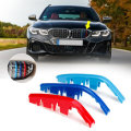 M-Color Strip Front Kidney Grille Cover Clip Trim Insert For BMW G20 M340i
