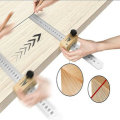 30cm Woodworking Scriber Marking Positioning Ruler Block for Woodworking Marking Positioning