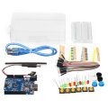 Basic Starter Kit UNO R3 Mini Breadboard LED Jumper Wire Button With Box For Geekcreit for Arduino -