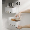 Retractable Kitchen Drawer Shelf Pull-out Storage Box Kitchen Cabinet Multi Function Hole Free Stora