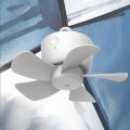 Mini USB Ceiling Fan Tent Bed Micro Mute Fan 8000mAh Remote Control Timing 4 Gears for Mosquito Net