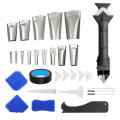 31Pcs Caulking Nozzle Silicone Sealant Remover Tool Kit Set Useful Door Window Cleaning Tools Scrape