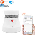 Bakeey Smart Smoke Detector WiFi Smoke Sensor Networked Smoke Alarm Work with Smart Life Tuya APP