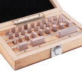 32Pcs Steel Metric Gage Block Set Grade 1 Slip Jo Blocks 1.005-50mm Gauge Blocks Measure Tools Kit