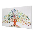 75X50CM Picture-Abstract Colorful Leafy Tree Unframed Canvas Print Wall Art Home Decoration