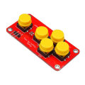 5pcs AD Analog Keyboard Module Electronic Building Blocks 5 Keys Geekcreit for Arduino - products th
