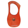 Walter WH-05 7-String Mahogany Wood Iyre Harp With Bag Tunning Tool