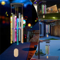 Outdoor Solar Powered Lights Wind Chimes Solar Tube Wind Chimes for Outside