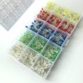 1000pcs 3MM LED Diode Red Yellow Blue Green White Each 200pcs with Plastic Box
