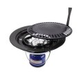 Portable Korean Outdoor Barbecue Gas Grill Pan Camping Gas Stove Plate BBQ Roasting Cooking Tool Set