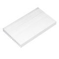 100x60x10mm Short Toothed Aluminum Alloy Heat Sink Radiator
