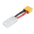 AMASS 3CM 14AWG XT60 Male Plug to Tamiya Male Plug Silicone Charging Cable for Battery Charger