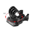 Fast Plug Camera 360 Degree Rotation Mount Adatper for GoPro OSMO Xiao Yi Most Action Cameras