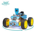 Adeept 4WD STEAM Science Education Aluminum Alloy Four-wheeled Cool Sports Smart Secondary Programmi