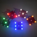 3Pcs Geekcreit DIY Shaking Red LED Dice Kit With Small Vibration Motor