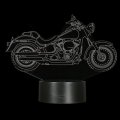 3D Illusion Motorcycle LED Desk Lamp 7 Color Change Touch Switch Night Light