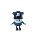 Jordan&Judy HO094 65*52*80mm Policemen Doll Cute Cartoon Action Figure Gift Display