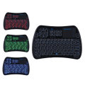 iPazz Port KP-810-61BT Three Color Backlit bluetooth English Wireless Mini Keyboard Touchpad Airmou