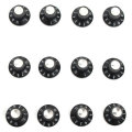 12 x Guitar AMP Knob Amplifier Skirted Knobs Volume Tone Control for Fender