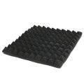 50*50*5cm Acoustic Soundproof Sound Stop Absorption Pyramid Studio Foam Sponge Black L4B