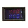 5pcs Mini Digital Voltmeter Ammeter DC 100V 10A Panel Amp Volt Voltage Current Meter Tester 0.56" Bl