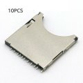 10PCS Self Elastic SD Card Holder Two in One Card Slot Memory Card Socket on Board SD Card Holder Se