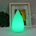 Rechargeable Colorful LED WiFi APP Control Night Light Smart Water Drop Shape Table Lamp Compatible
