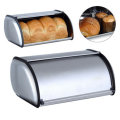 342114.5cm Stainless Steel Bread Box Storage Bin Keeper Food Kitchen Container