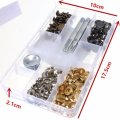 10pcs Press Stud Buttons Poppers Leather Craft with Fixings Tools Kit 633Tools