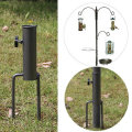 Bird Feeder Pole Hangers Feeding Station Stabilizer Feet SpikesStand Feed Tube Garden Lawn