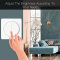 MoesHouse WiFi Smart Touch Light Dimmer Switch Touch Timer Brightness Memory Smart Life/Tuya APP Rem